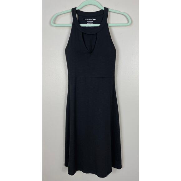 Toad & Co Avalon Dress Black Medium Fit Flare Outdoors Athletic Sporty - Picture 3 of 11